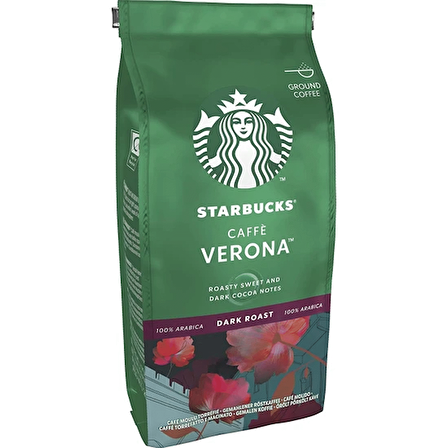 Starbucks  Cafe Verona Dark Roast Ground Filtre Kahve 200 g